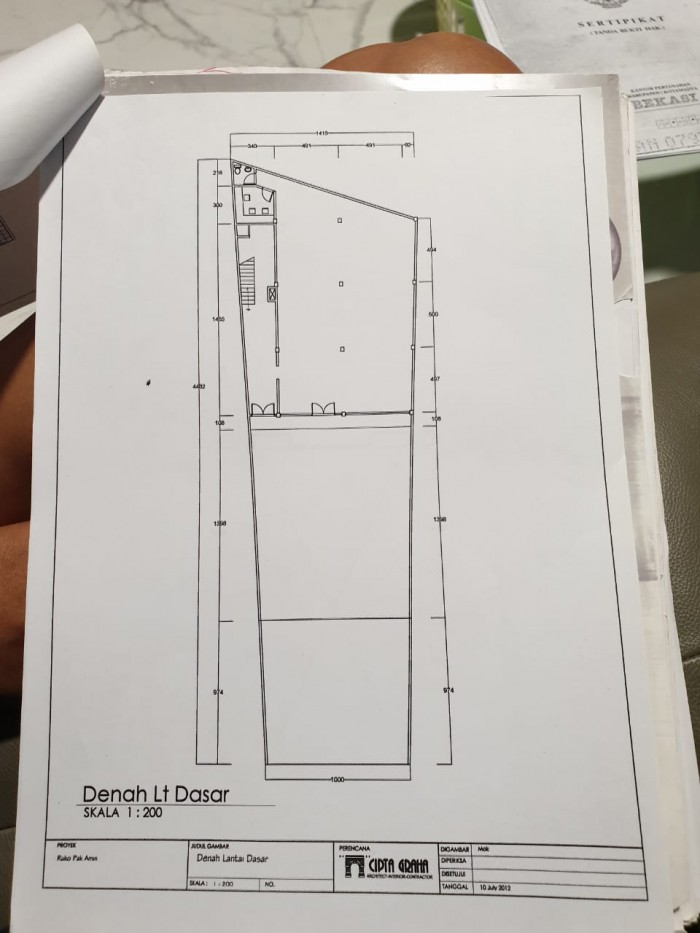 Gedung dijual di Cut Mutia Rawalumbu Bekasi 